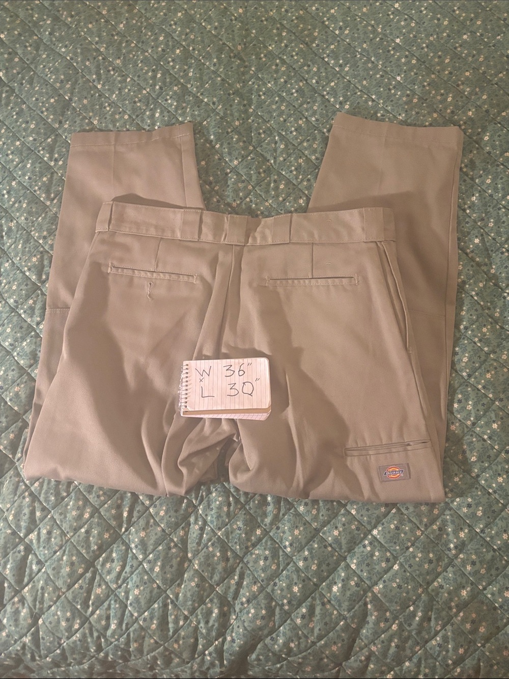 Dickies Men's Straight-Leg Work Chinos - Olive Green